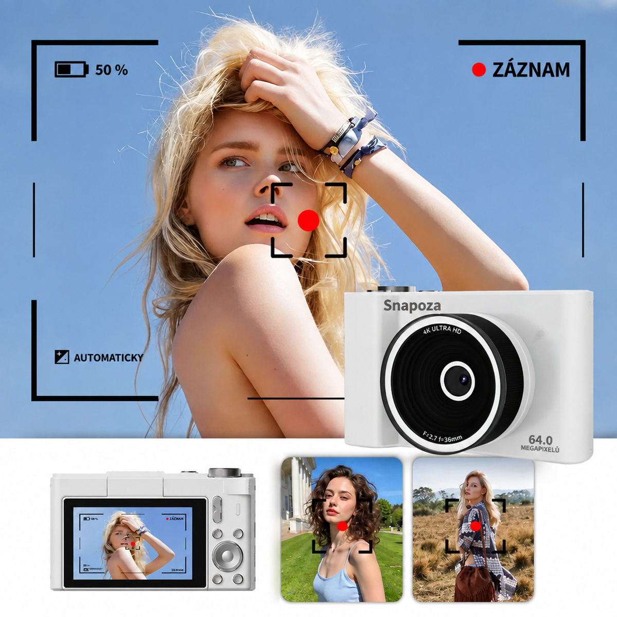 Snapoza digitální fotoaparát 7