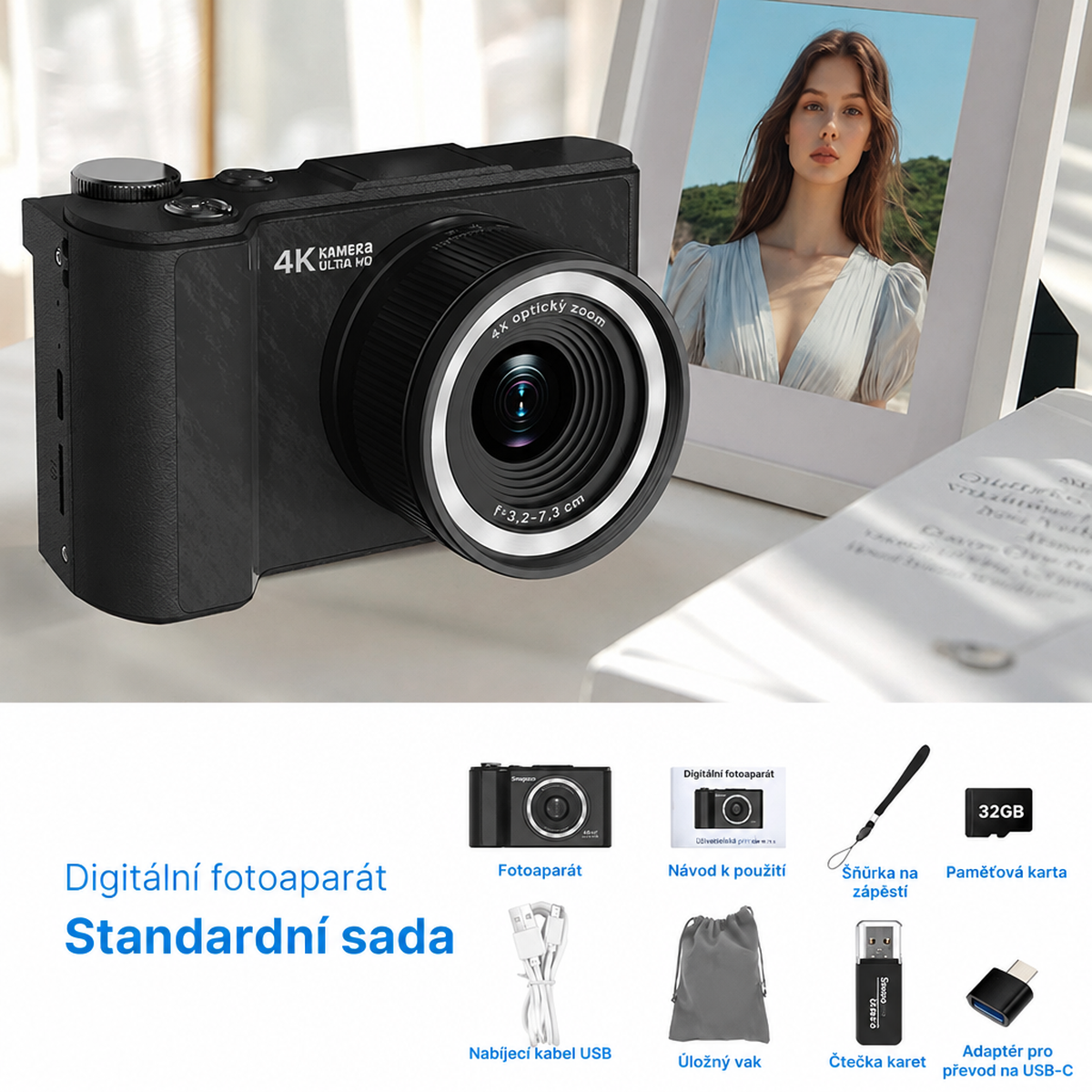 Snapoza digitální fotoaparát 8