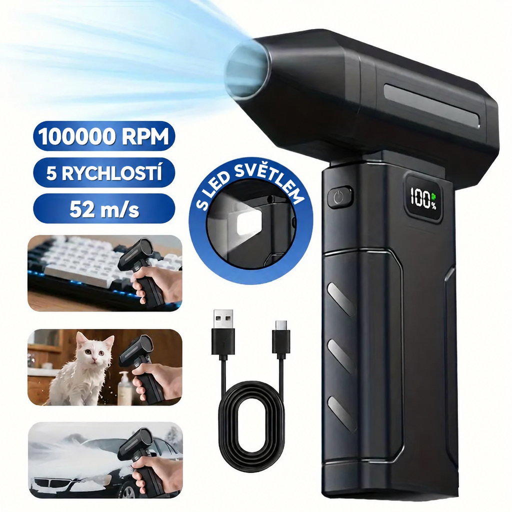 Snapoza™ – Bezdrátový elektrický ofukovač prachu
