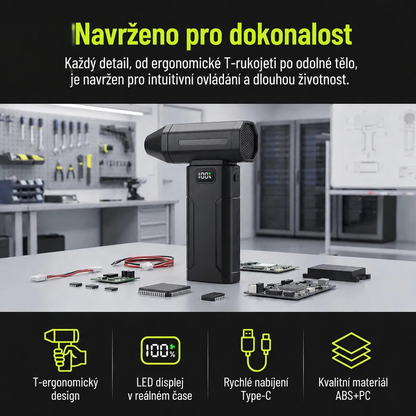 Snapoza™ – Bezdrátový elektrický ofukovač prachu